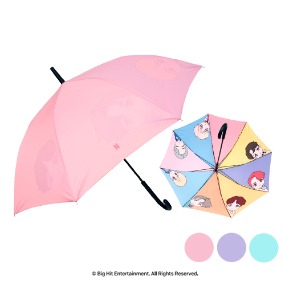 BTS 캐릭터 전폭이중지 장우산